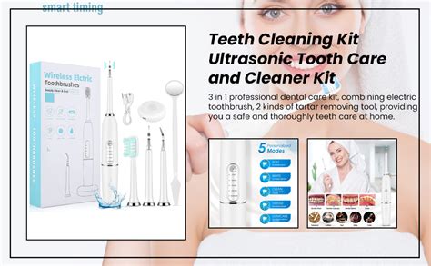 HANNEA® Teeth Cleaning Kit Ultrasonic Tooth Care and Cleaner Kit ...