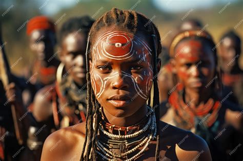 Traditional Zulu people South Africa within an African tribe | Premium ...