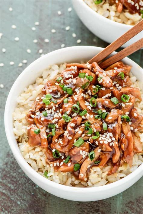 Crock Pot Teriyaki Chicken {Better Than Takeout!} – WellPlated.com