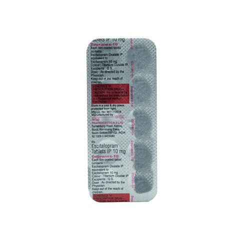 Depranex-10 - Strip of 10 Tablets : Amazon.in: Health & Personal Care