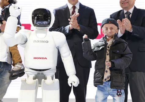 Honda's Robot ASIMO Meets Nihal, The 14-Year-Old Fighting Progeria, And ...