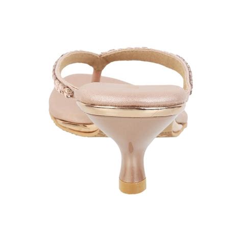 Buy Mochi Women Rose-Gold Party Sandals Online | SKU: 35-324-52-36 ...