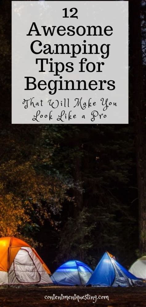 Camping Tips 的图像结果