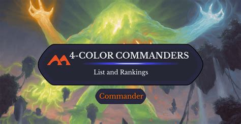 Image result for MTG 4 Color Commanders