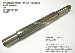 Spares for HMT FN2 Milling | Machine Elements
