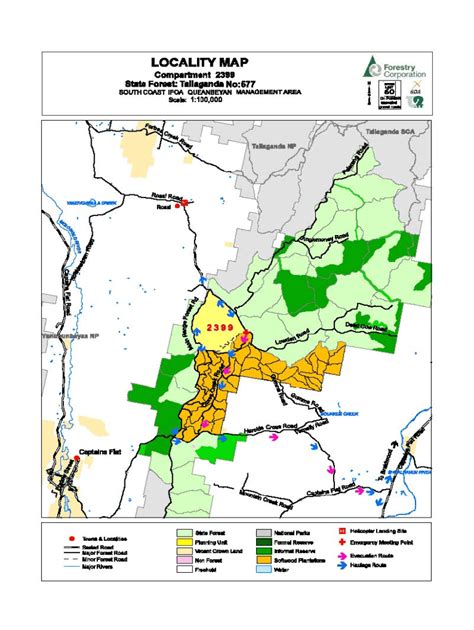Fillable Online Tallaganda State Forest Compartment 2399 Harvest Plan ...