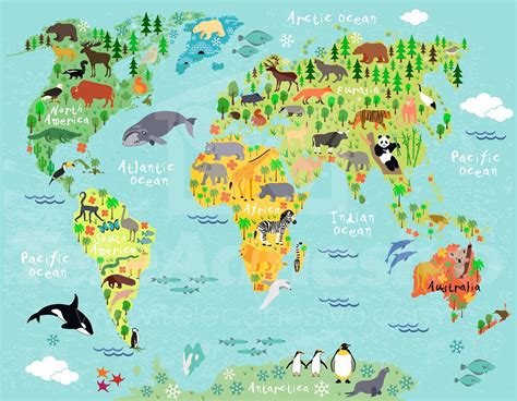 World Map for Kids 的图像结果