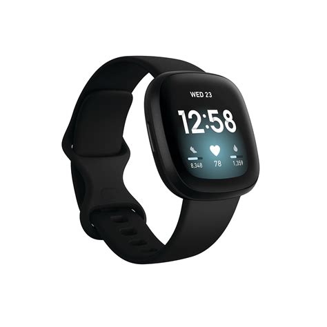 Fitbit Versa 3 Health & Fitness Smartwatch with GPS, 24/7 Heart Rate ...