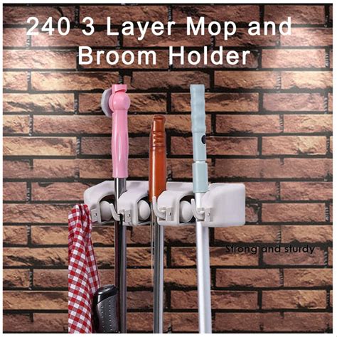 3 Layer Mop and Broom Holder — DeoDap