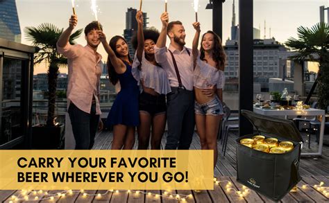 Outer Woods Insulated 6 Can Cooler Bag | Fits 6 x 500ml Beer Cans ...