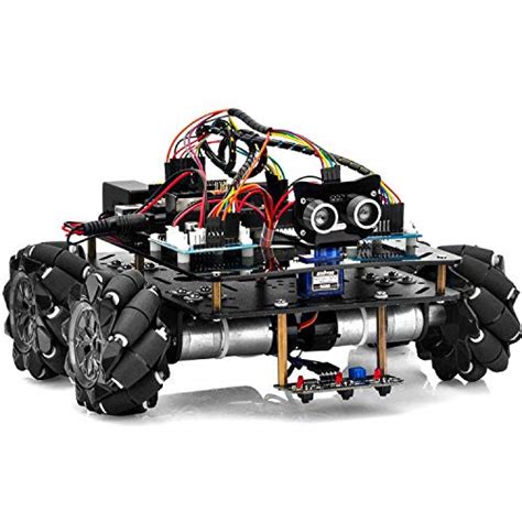 Buy OSOYOO Omni-directional Mecanum Wheels Robot Car Kit for Arduino ...