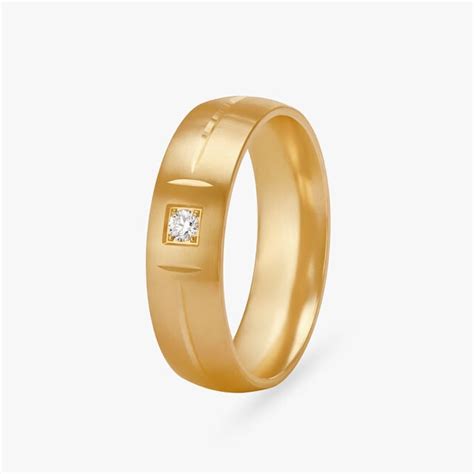 Bold Minimal Diamond Ring for Men
