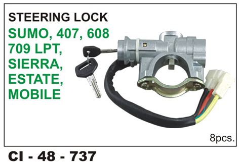 Car International Steering Lock Sumo Tata 407, 608 CI-737 for Tata Sumo ...