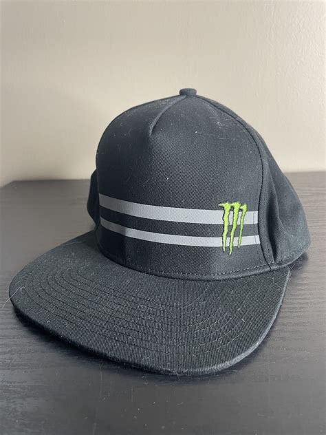 MONSTER Energy Drink Black Hat CAP Embroidered Logo C… - Gem