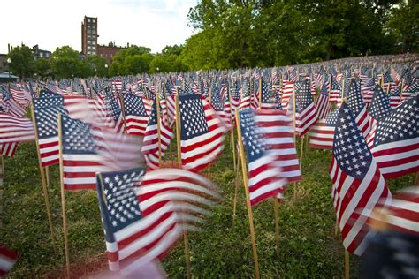 Photos: Thousands of American flags fly on Boston Common for Memorial ...