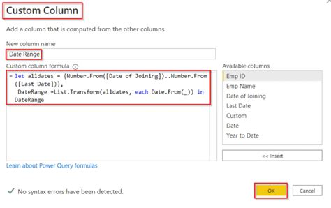Image result for Power Query Editor Add Date Column