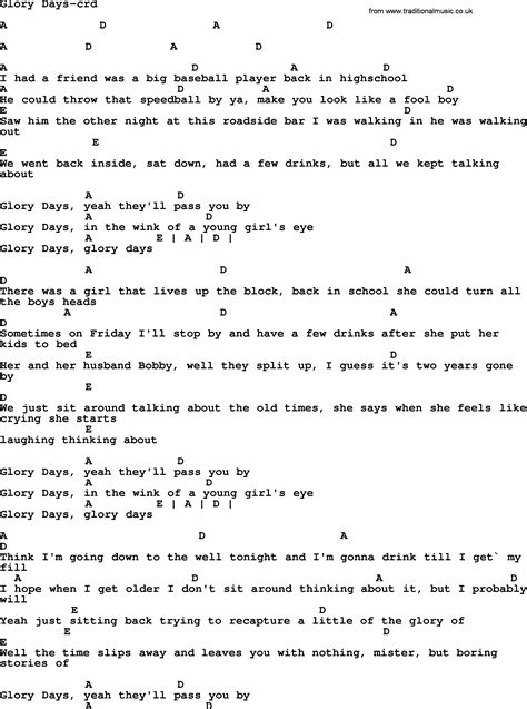 Glory Days Springsteen 的图像结果