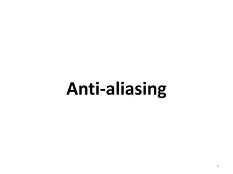 Computer Graphics Anti-Aliasing 的图像结果