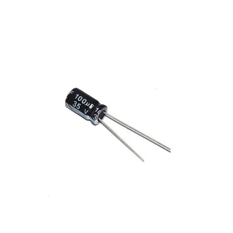 100uF 35V Electrolytic Capacitor – Indian Hobby Center
