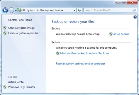Image result for Control Panel Backup Computer