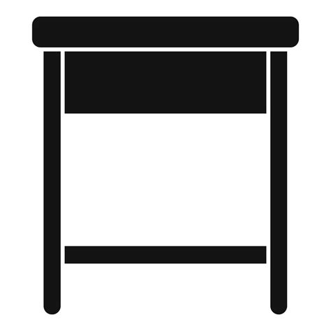Small wooden table with shelf being simple furniture | Premium Vector