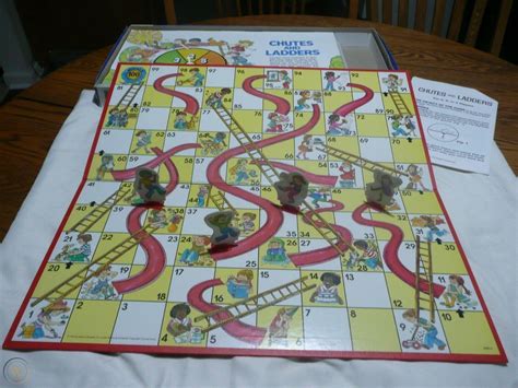 Vintage Chutes and Ladders Board Game Complete 1979 Milton Bradley EUC ...