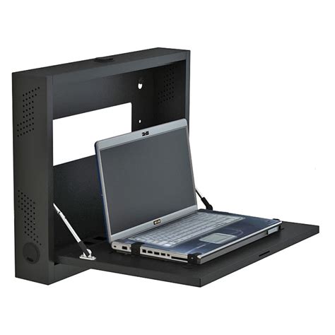 Laptop Wall Mount Computer Station (Black) : Amazon.in: Home & Kitchen