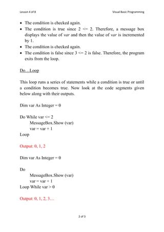 Image result for How to Display Loop with Numbers in Label Visual Basic