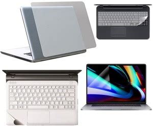 SDM 4 in1 Combo - Transparent Laptop Skin Stickers, Screen Guard, Key ...