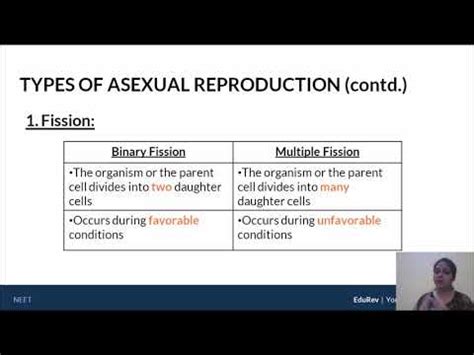 Detailed Overview: Asexual Reproduction Video Lecture - Biology for ...