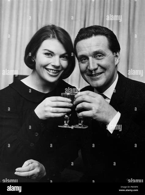 Patrick MacNee with second wife Katherine Woodville, circa 1965 © JRC ...
