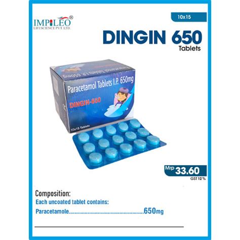 DINGIN-650 Tablets Impileo Lifescience