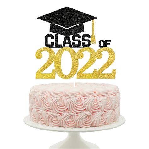 Buy Graduation Cake Topper 2022 Graduation Toppers for Cake Class of ...