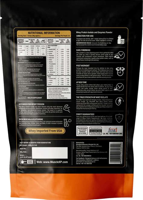 Buy MUSCLEXP ORIGINAL WHEY ISOLATE PROTEIN 90% WITH DIGESTIVE ENZYME ...