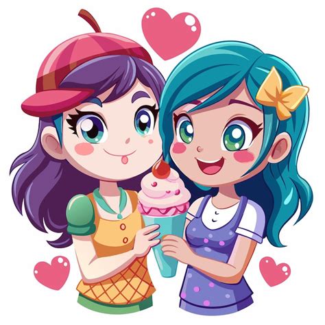 Best friend cartoon Images - Free Download on Freepik