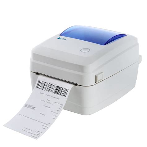 Atpos HQ450L 4 Inch (108mm) Thermal Barcode Shipping Label Sticker ...