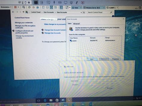 Create Domain User 的图像结果