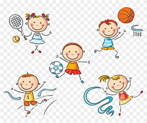 Child Sport Clip Art - Physical Education Clipart - Free Transparent ...