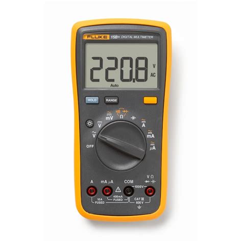 Fluke 15B+ Digital Display Multimeter 10 Amp 1000-Volt FLUKE-15B+-R at ...