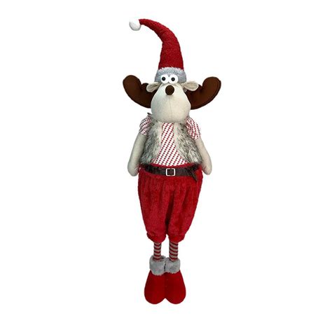 42 inches Foldable Tall Winter themed Mr.Reindeer Christmas Table Décor ...