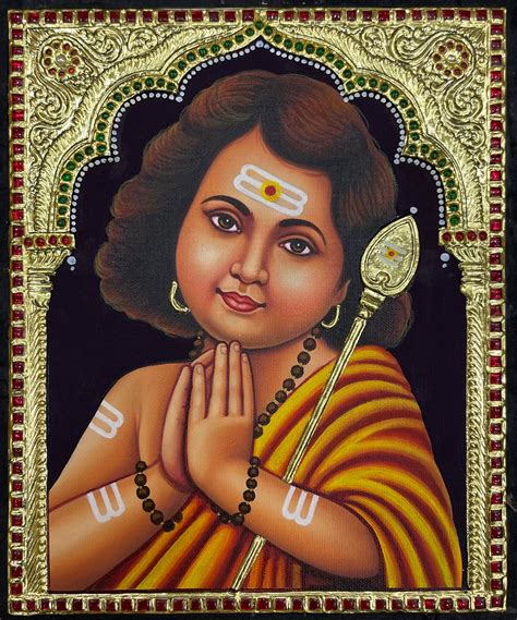 Balamurugan Tanjore Painting – SANKALP ARTS & CRAFTS