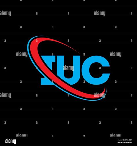 IUC logo. IUC letter. IUC letter logo design. Initials IUC logo linked with circle and uppercase ...
