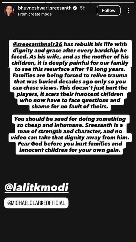 S Sreesanth's wife criticises Lalit Modi, Michael Clarke: 'Disgusting ...
