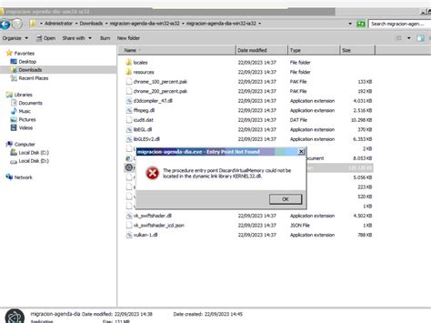 Image result for The Procedure Entry Point Discardvirtualmemory Could Not Be Found Error Fix