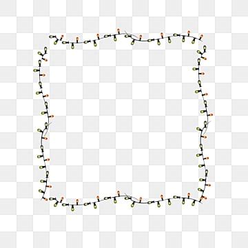 Dibujo De Luces Navidad Decorativas Colores PNG