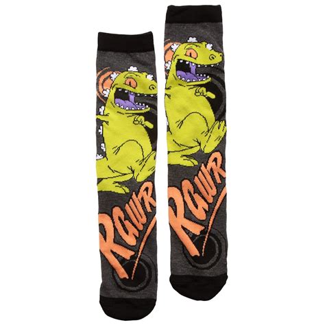 Buy Rugrats Reptar Rawr Adult Crew Socks at Amazon.in