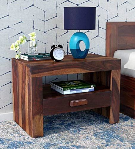 Indigo interiors Wooden Bed Side Table for Bedroom | Sheesham Wood Bed ...
