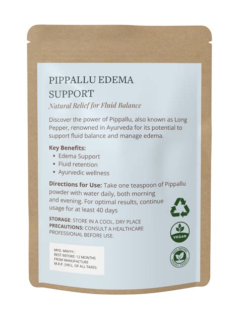Pippallu Edema Support – Arunachala ayurveda