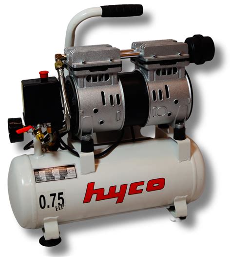 Hyco Oil Free and Lubricated Portable Silent Air Compressor 9L tank (0 ...