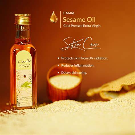 CAMIA Cold Pressed Extra Virgin Sesame Oil 100ml